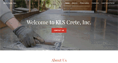 Desktop Screenshot of klscrete.com